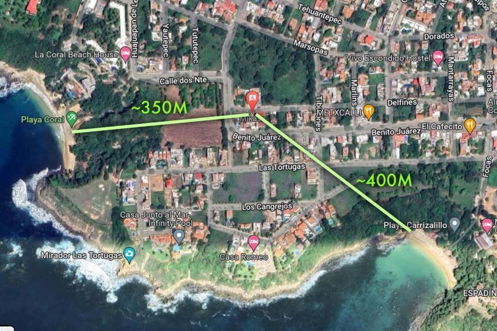 Studio -Trees At Mikasa- Near Beach, Pool, Fast Wifi, Ac & King Bed 埃斯孔迪多港 外观 照片